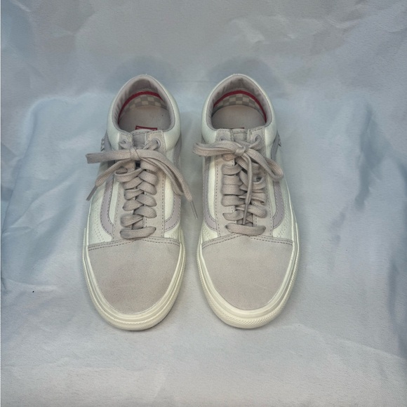 VANS Skate Old Skool Marshmallow/Violet. Mens Size 6.5 Woman’s 8 - Picture 3 of 9